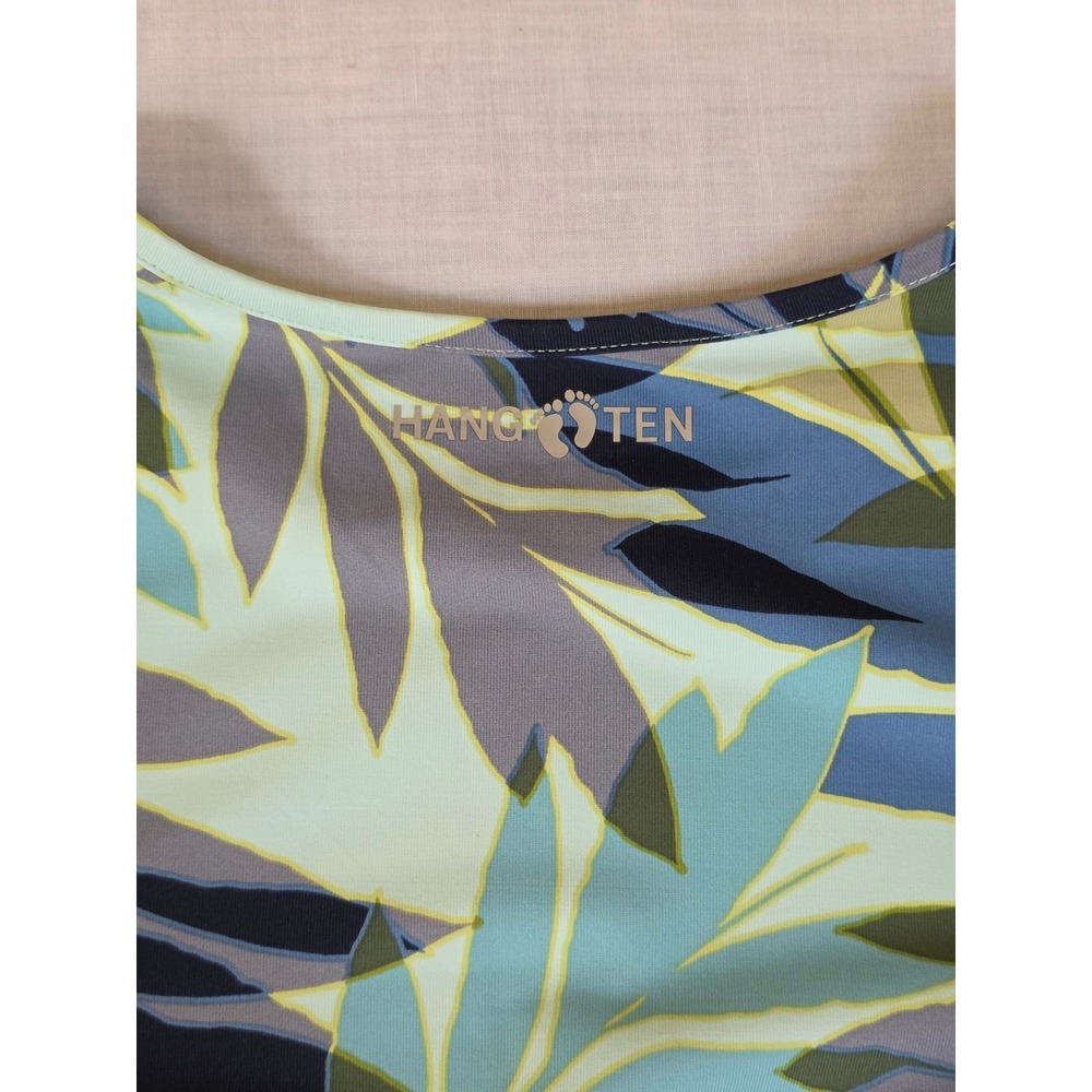 Hang Ten Sunray LS Sun Tee Rash Guard Mint Leaf UPF 50 XL Blue Green Surf Top - Picture 7 of 8